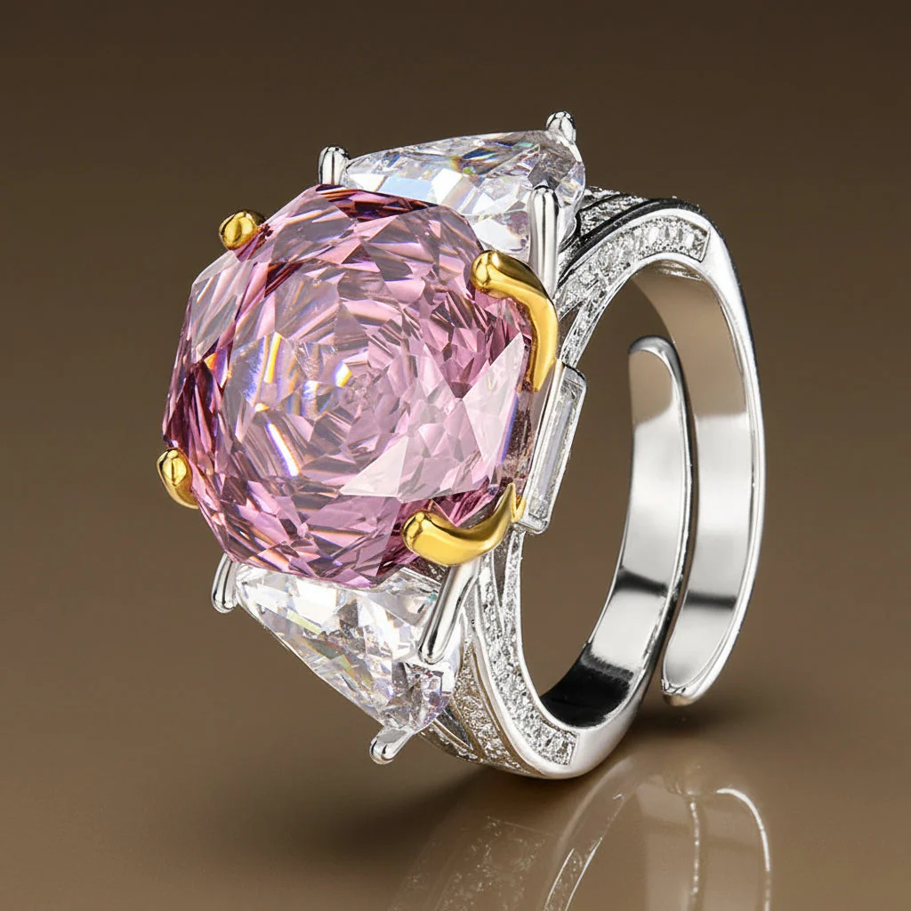 Aegean Cushion-Cut Trilogy Ring - Image 2