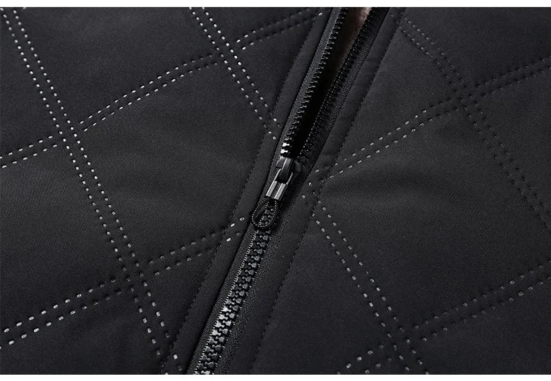 Alden Quilted Sherpa Jacket - Image 3
