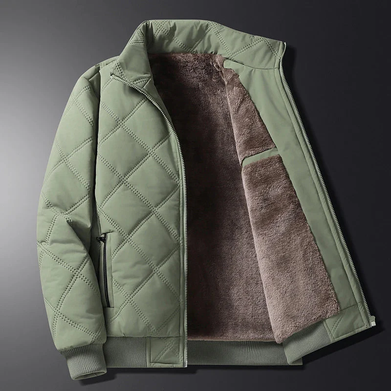 Alden Quilted Sherpa Jacket - Image 7