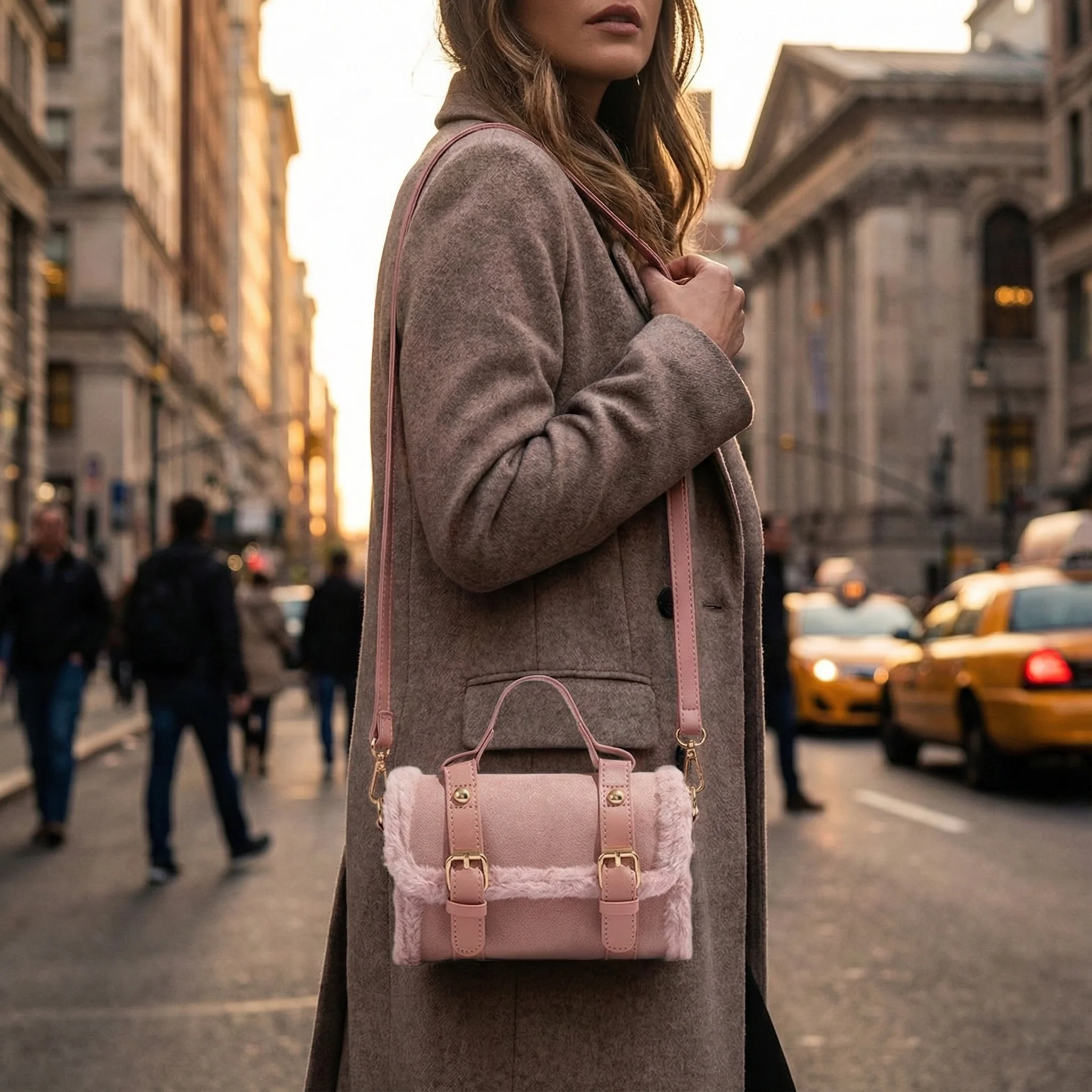 Alpine Luxe Crossbody Satchel - Image 11