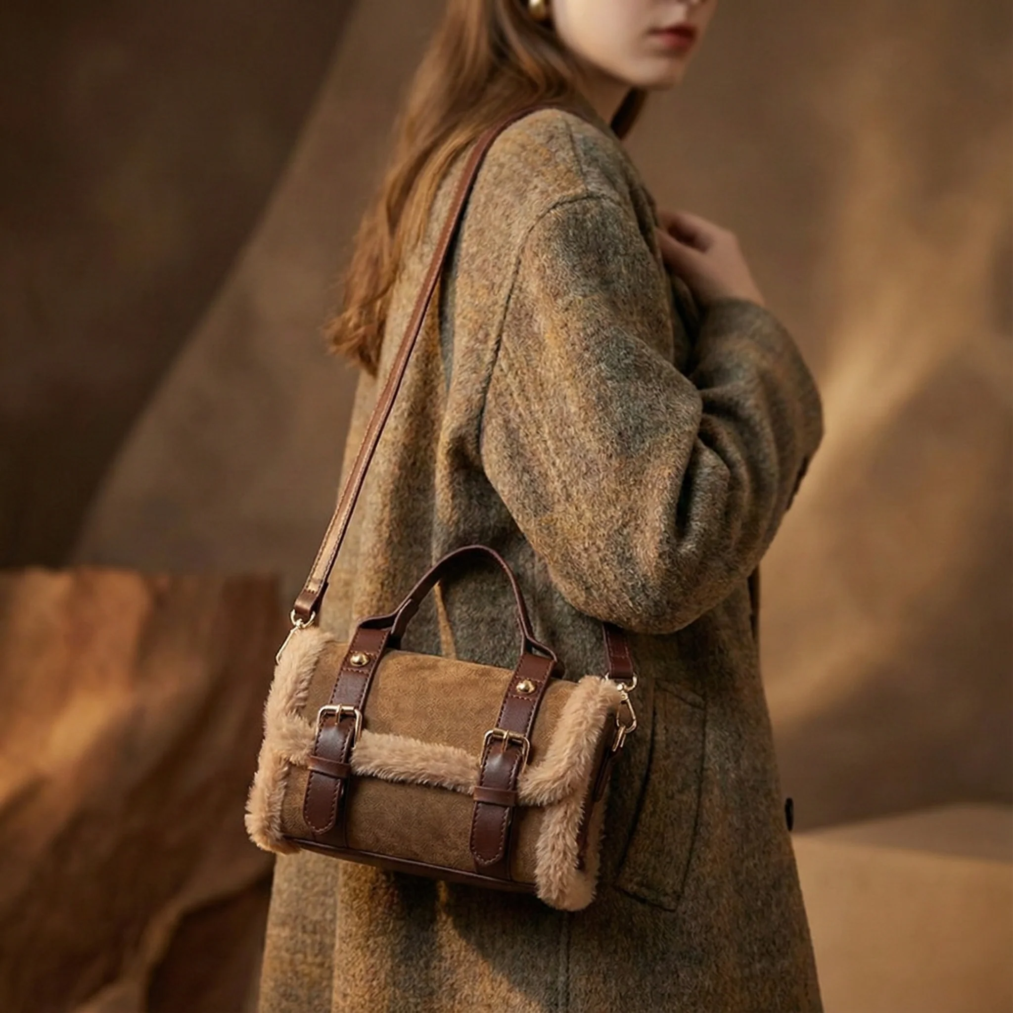 Alpine Luxe Crossbody Satchel - Image 12