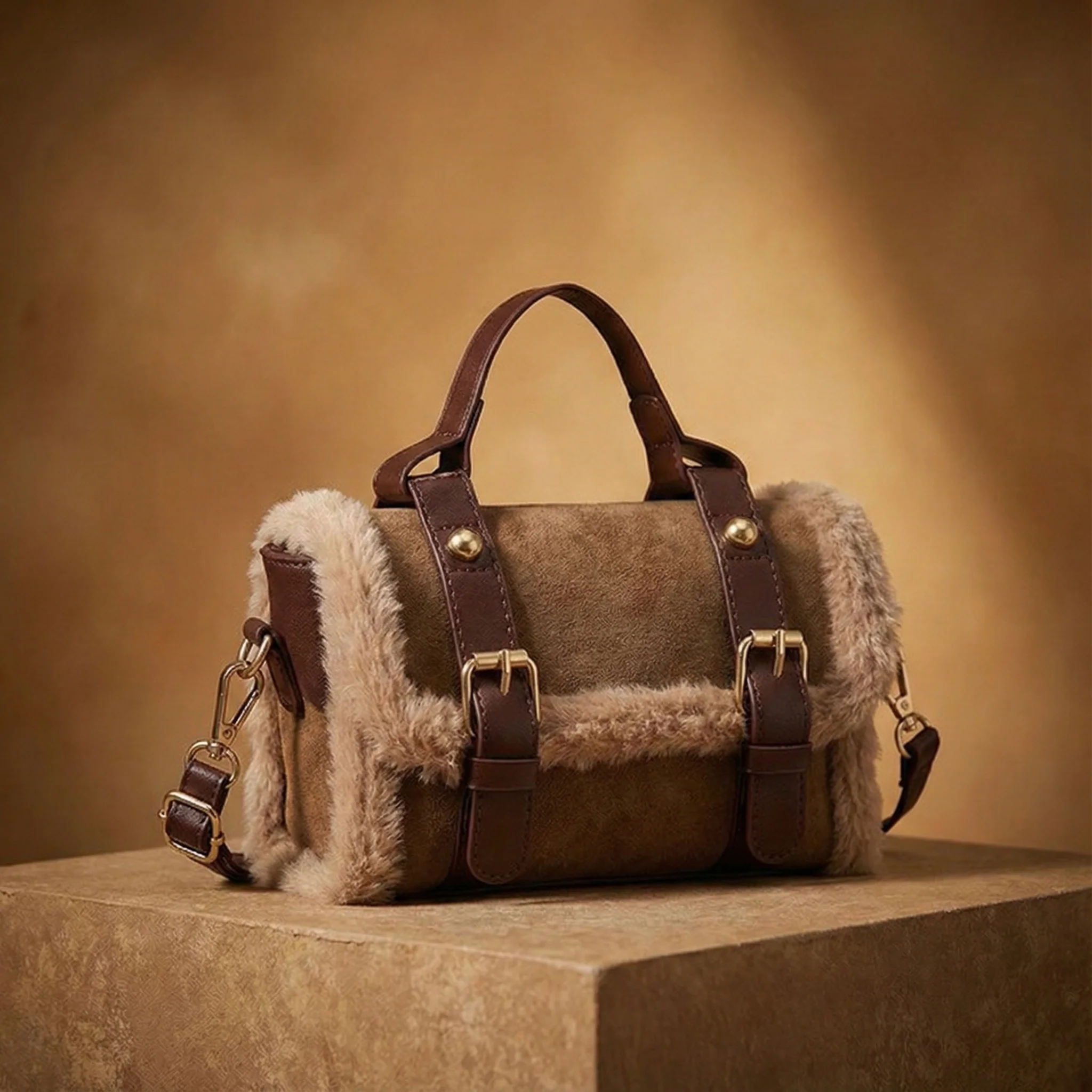 Alpine Luxe Crossbody Satchel - Image 3