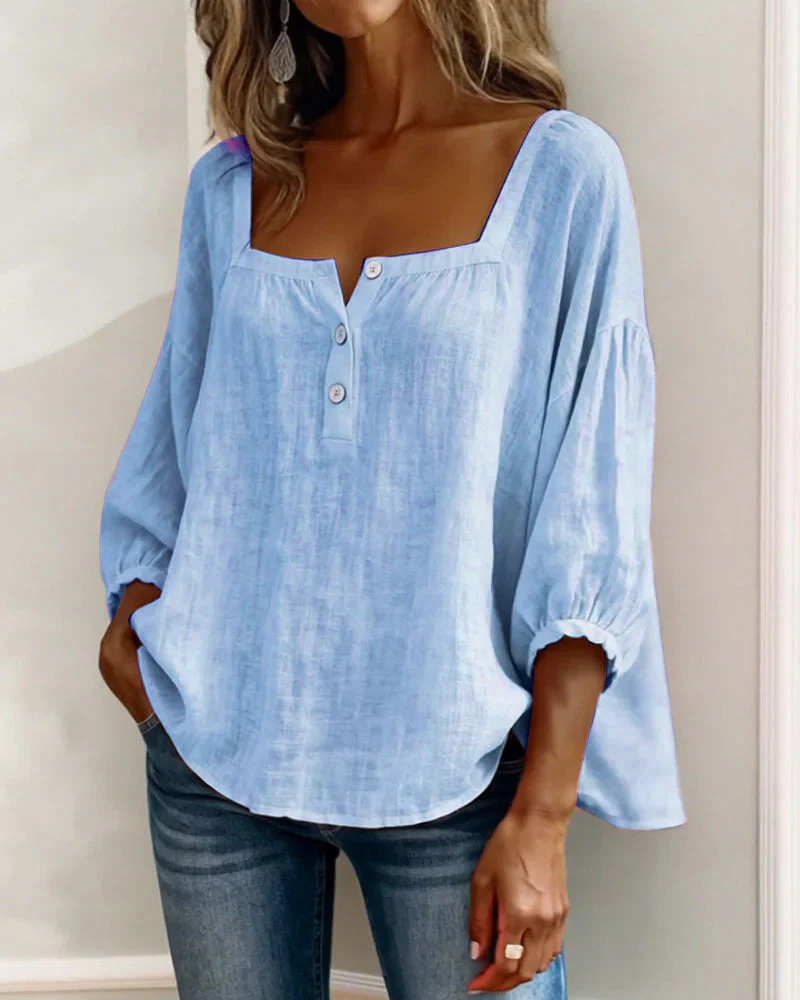 Amalfi Pullover Blouse - Image 12