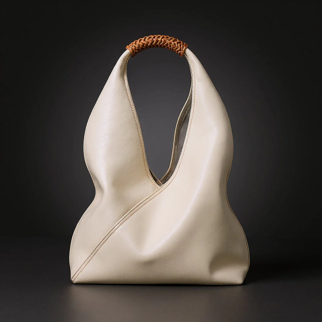 Amber Braided-Handle Slouch Tote - Image 4
