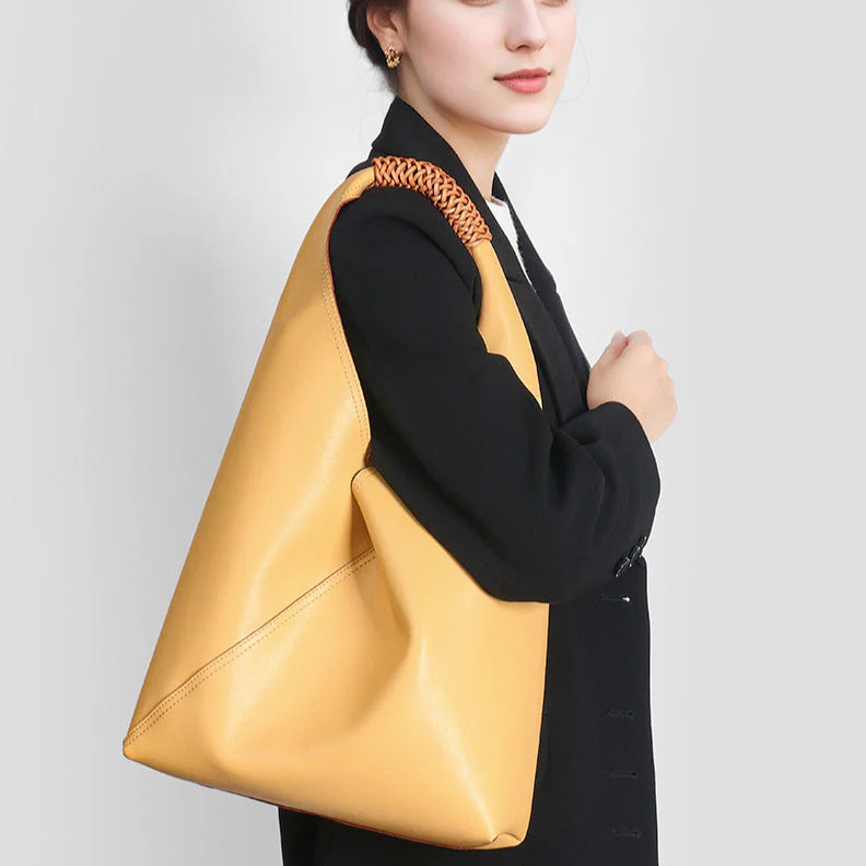 Amber Braided-Handle Slouch Tote - Image 6