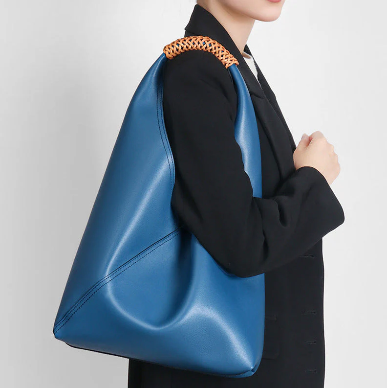 Amber Braided-Handle Slouch Tote - Image 8