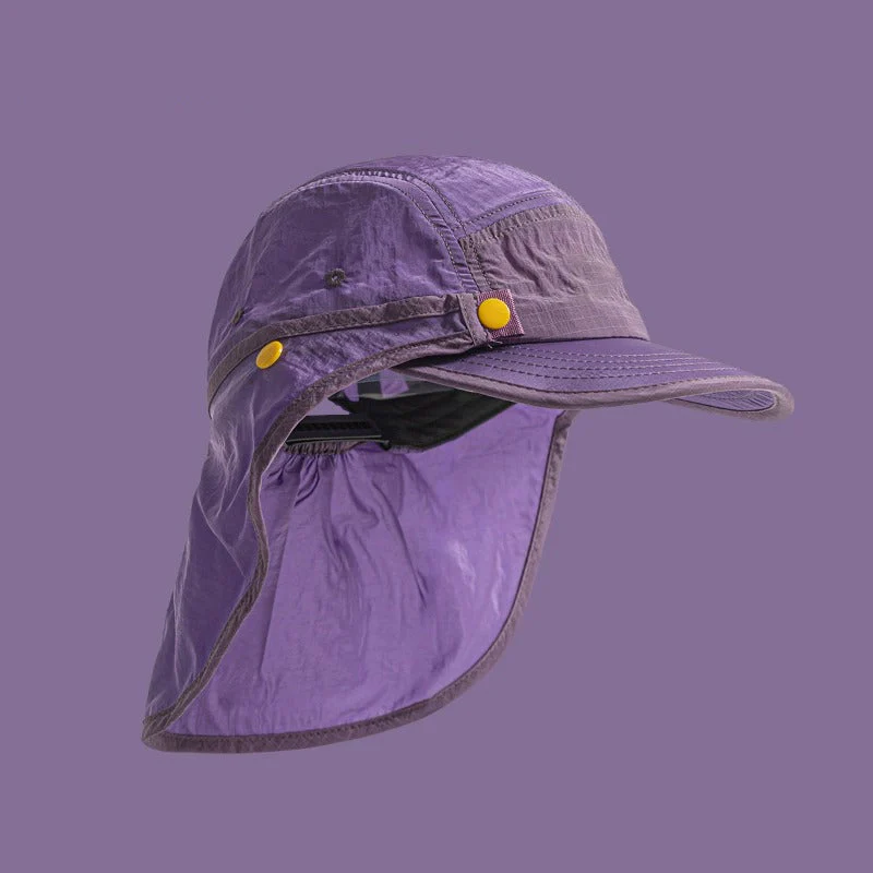 Amethyst Detachable Neck-Flap Cap