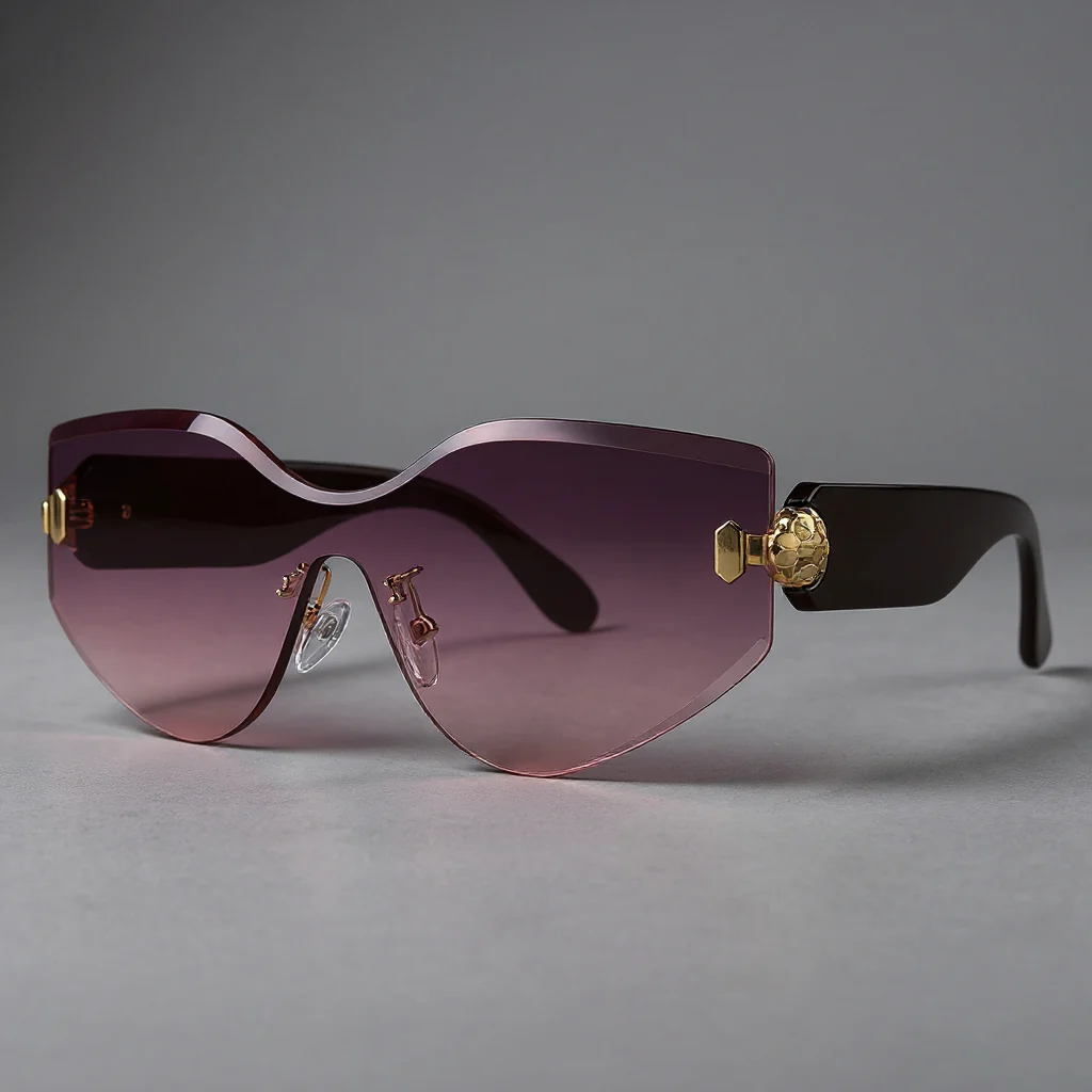 Amethyst Wave Frameless Shield