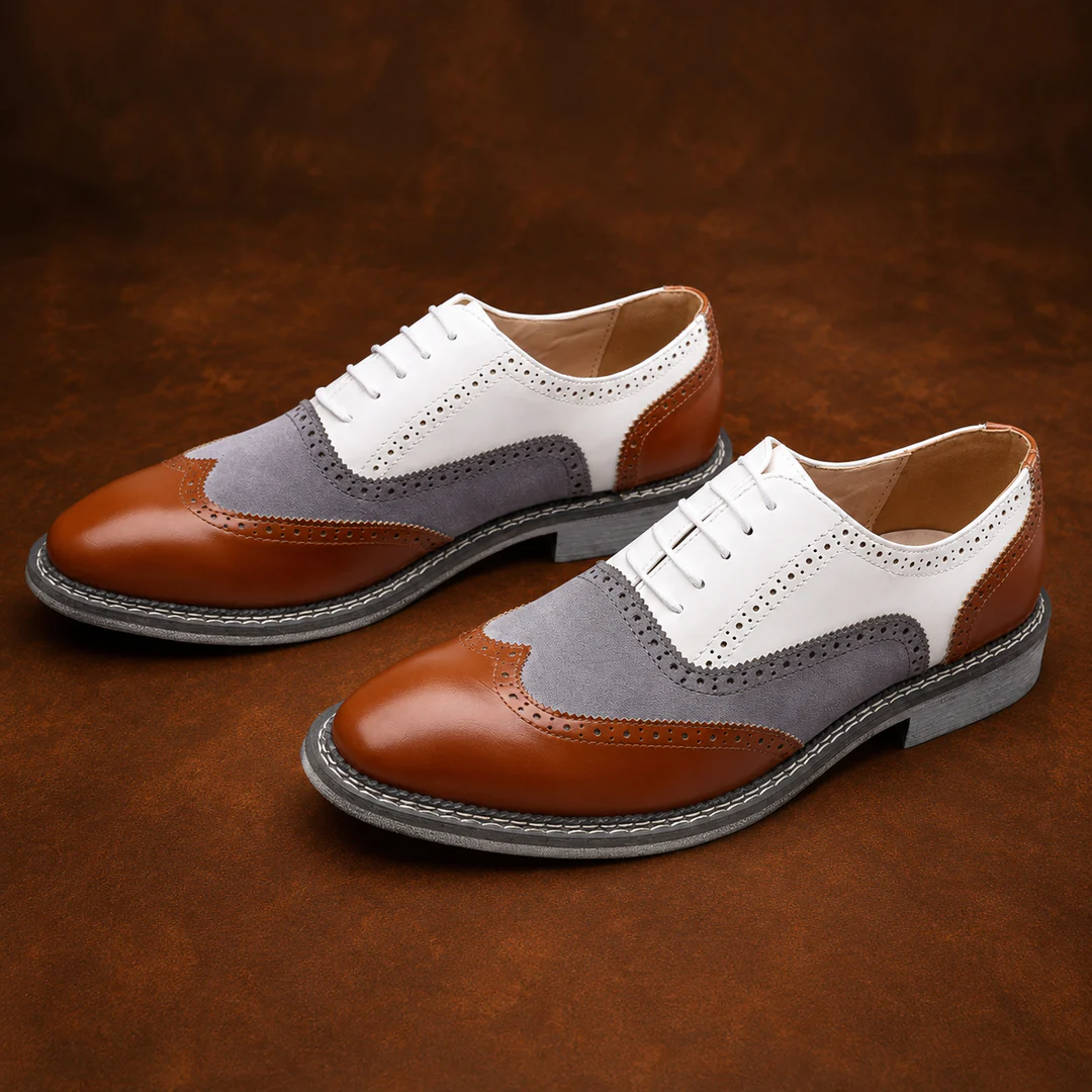 Ashworth Tri-Tone Wingtip Brogue - Image 3