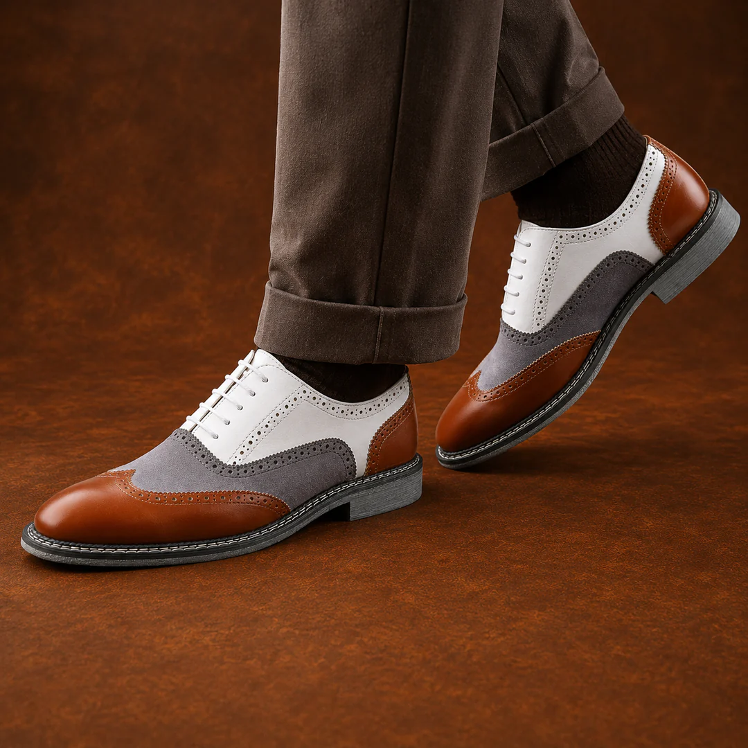 Ashworth Tri-Tone Wingtip Brogue - Image 7