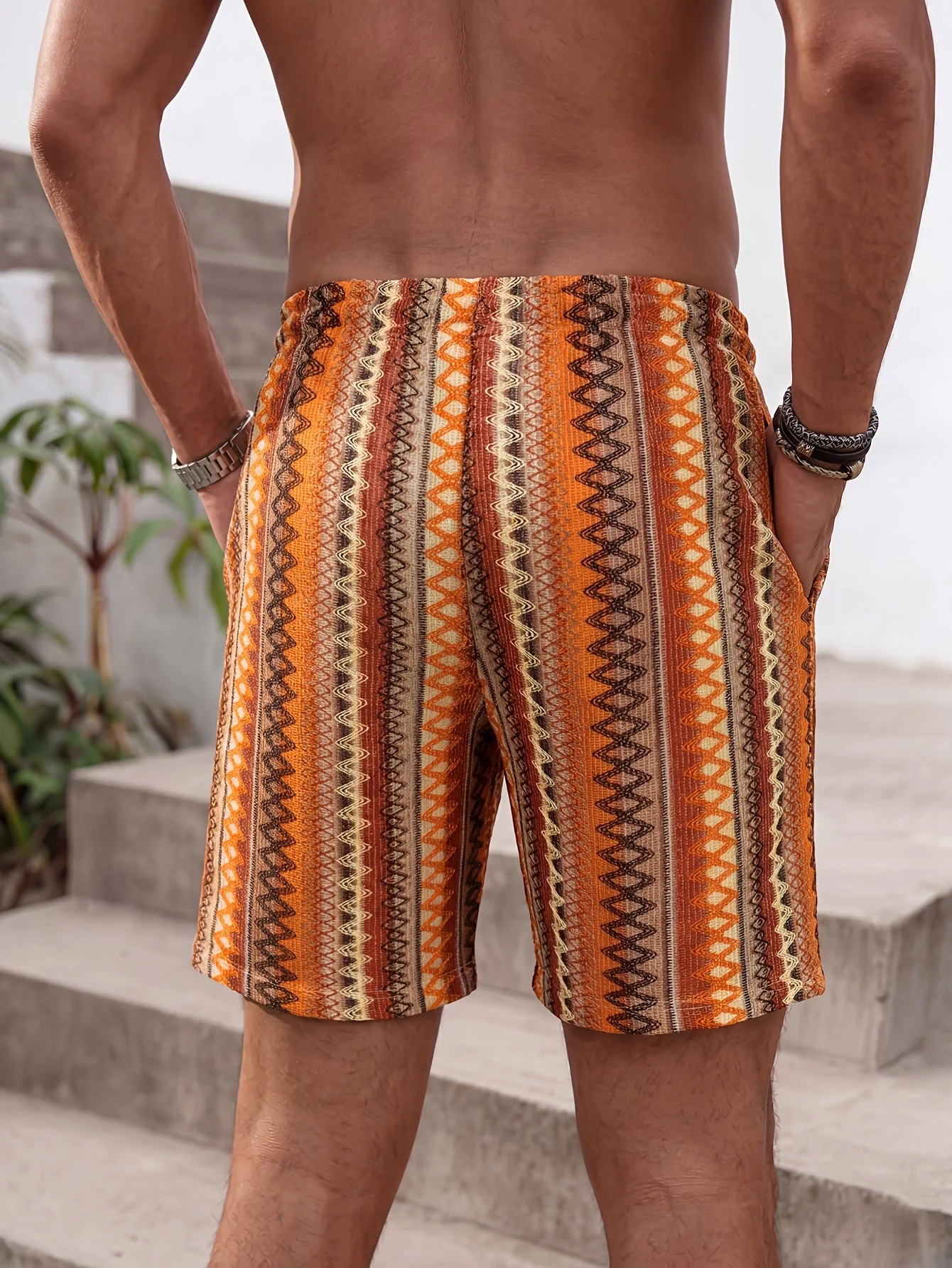 Bazaar Stripe Woven Short - Image 12