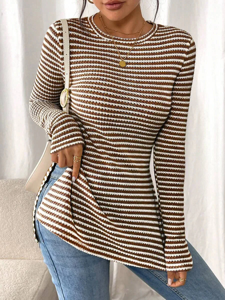 Bellamy Pointelle Stripe Pullover - Image 6