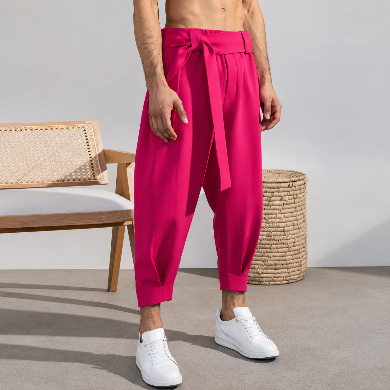 Belted Tapered Trouser - Image 10