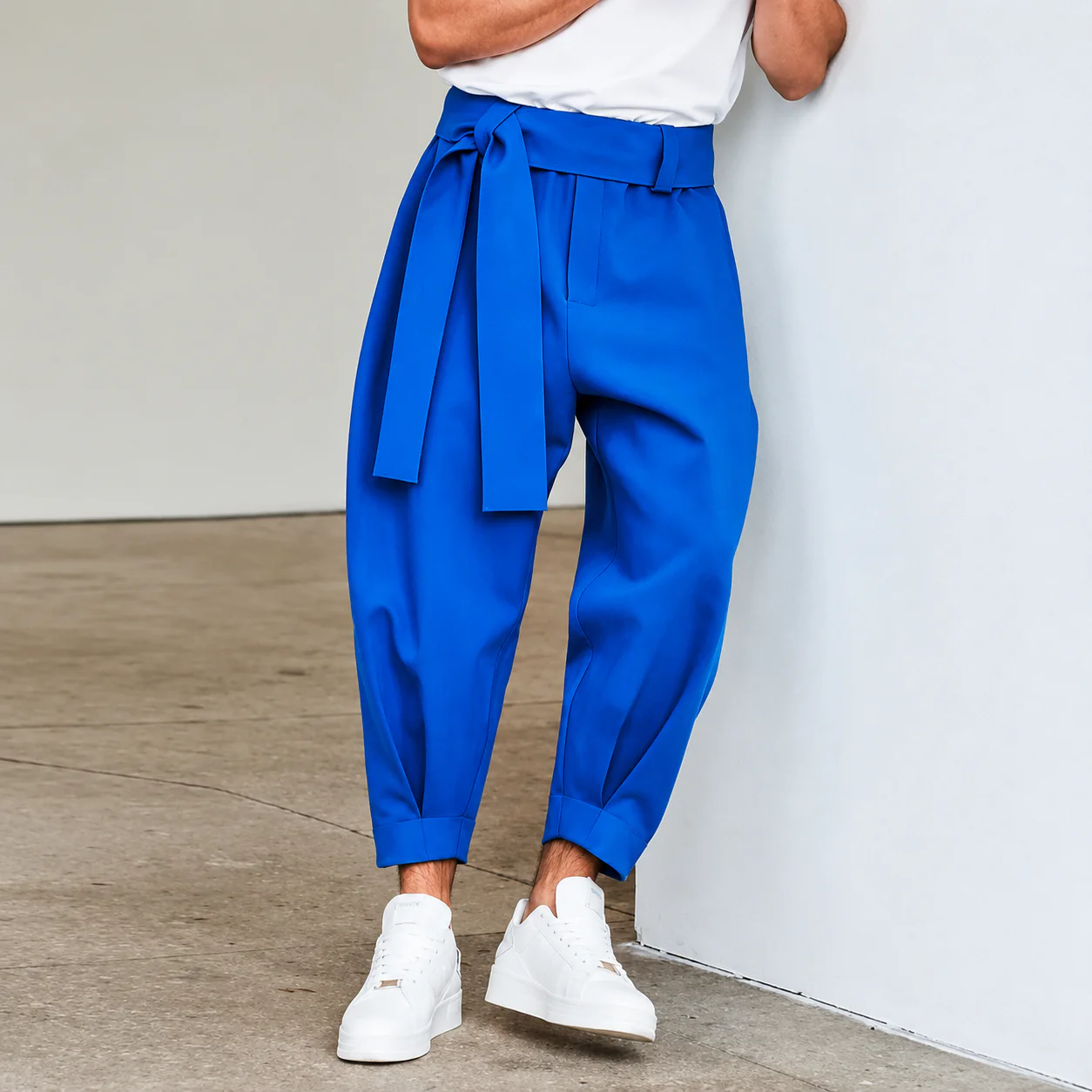 Belted Tapered Trouser - Image 2