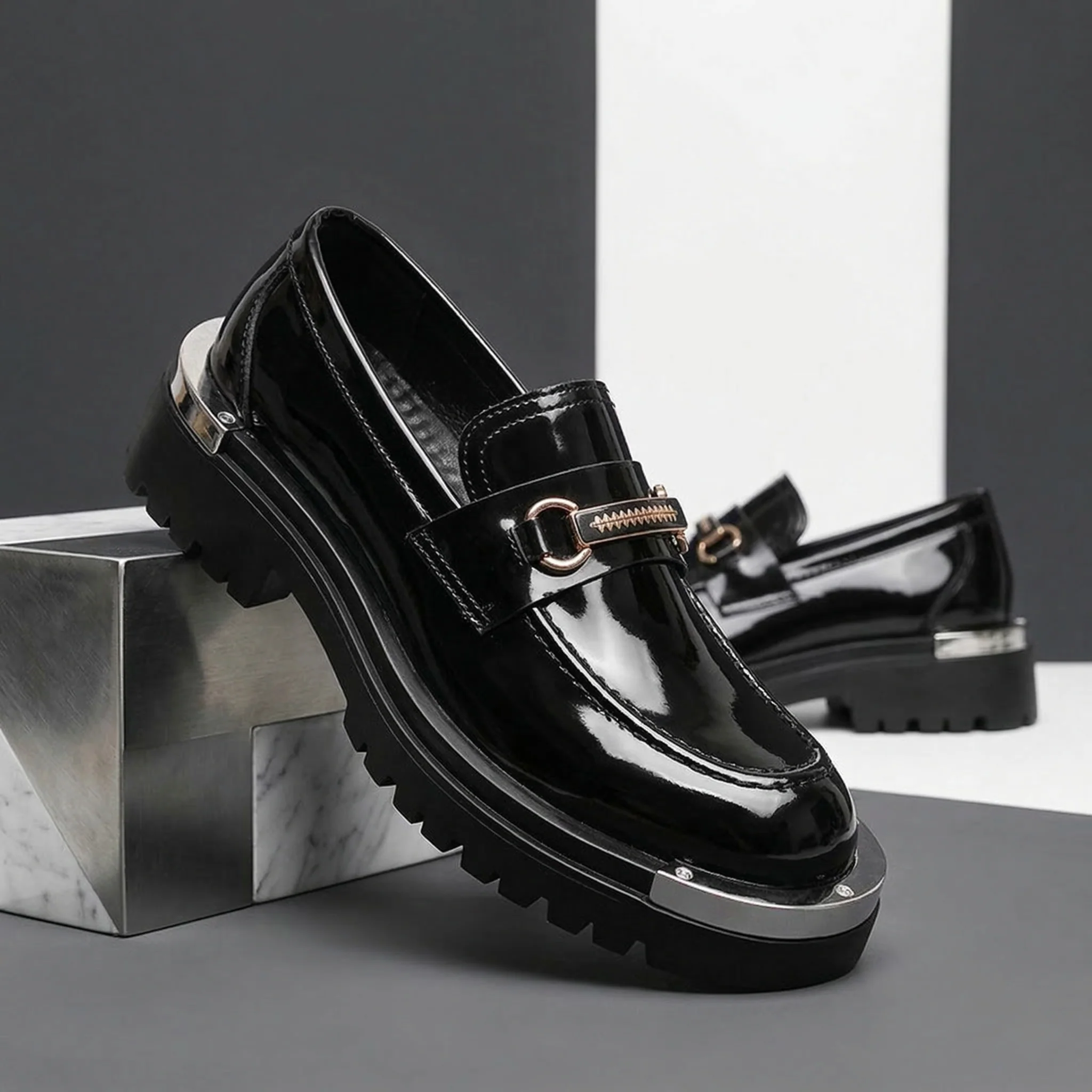 Blanc Monolith Platform Loafer - Image 2