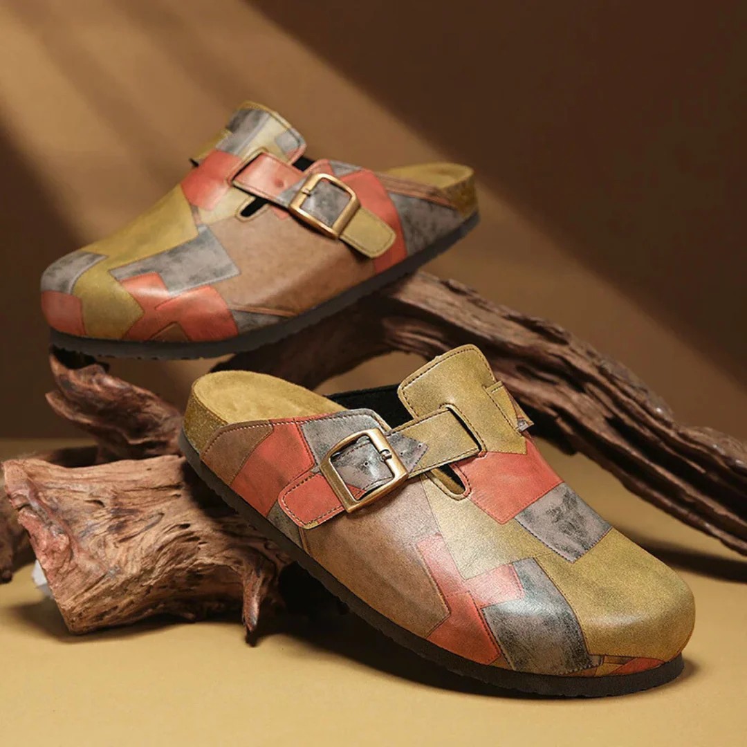 Bohème Leather Mosaic Slide - Image 3