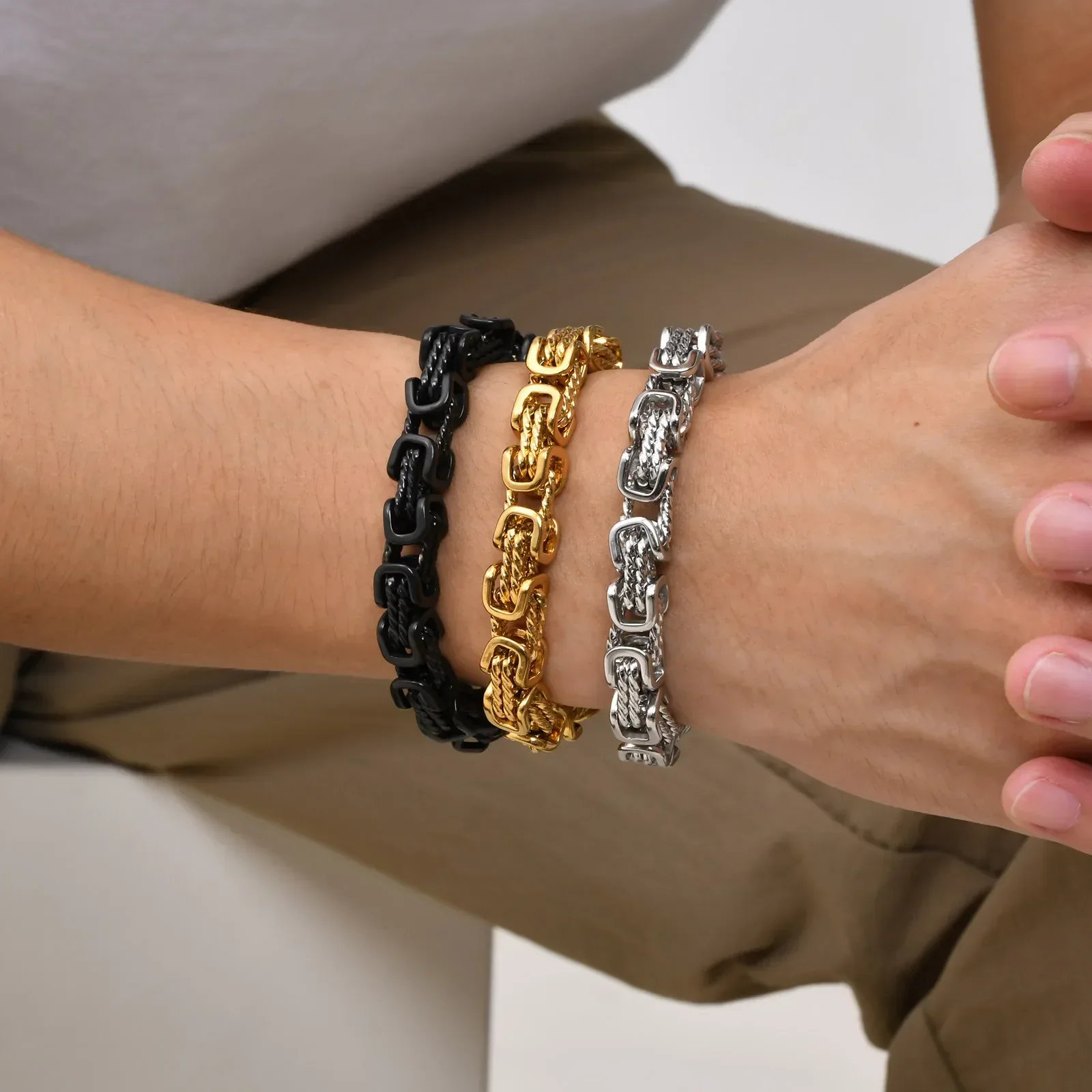 Byzantine Cable-Link Bracelet - Image 11
