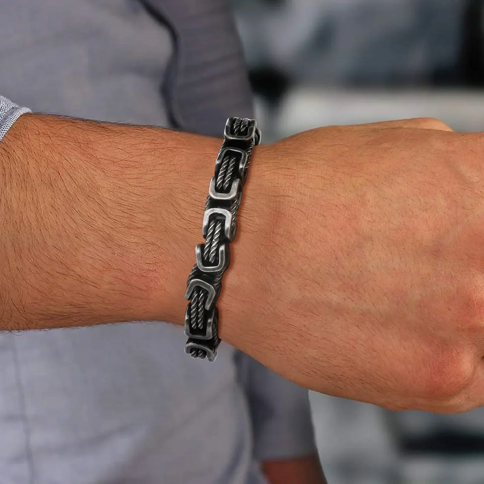 Byzantine Cable-Link Bracelet - Image 5