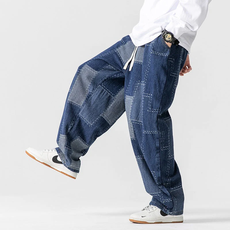 Caldecott Tonal Patchwork Slouch Denim - Image 2