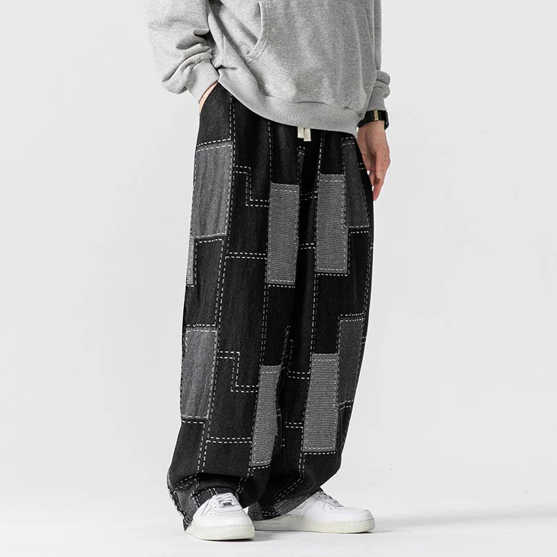 Caldecott Tonal Patchwork Slouch Denim - Image 4