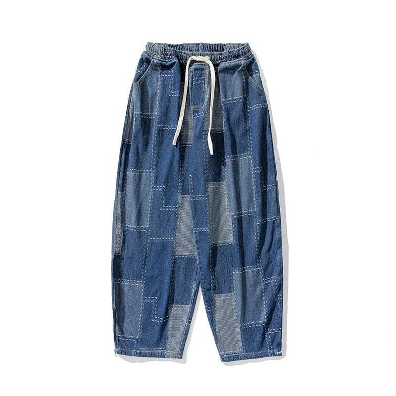 Caldecott Tonal Patchwork Slouch Denim - Image 5