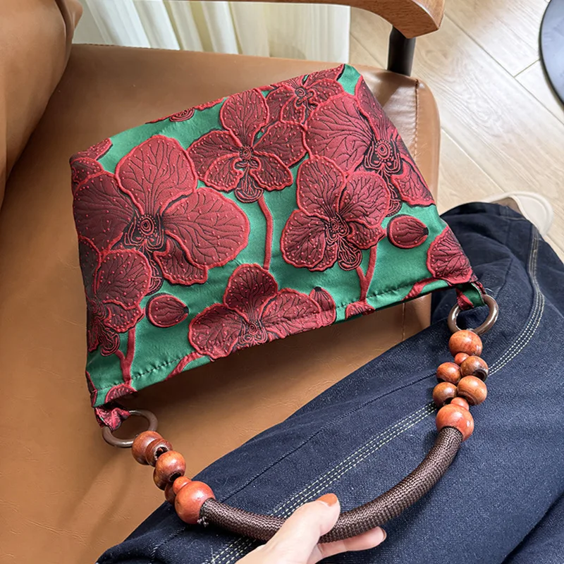 Camellia Brocade Bag - Image 4
