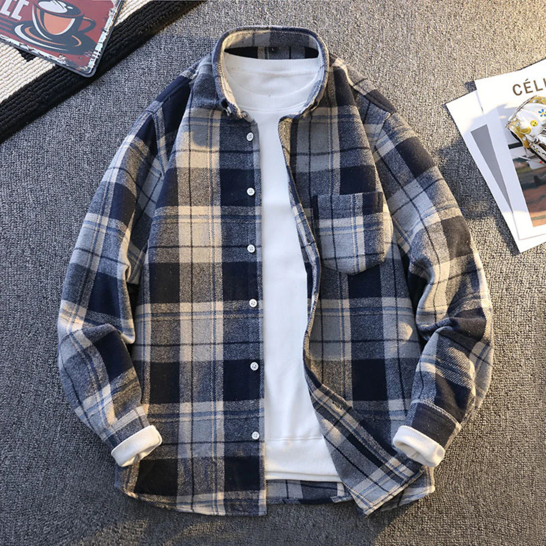 Cashmere-Blend Lumber Jacket - Image 4