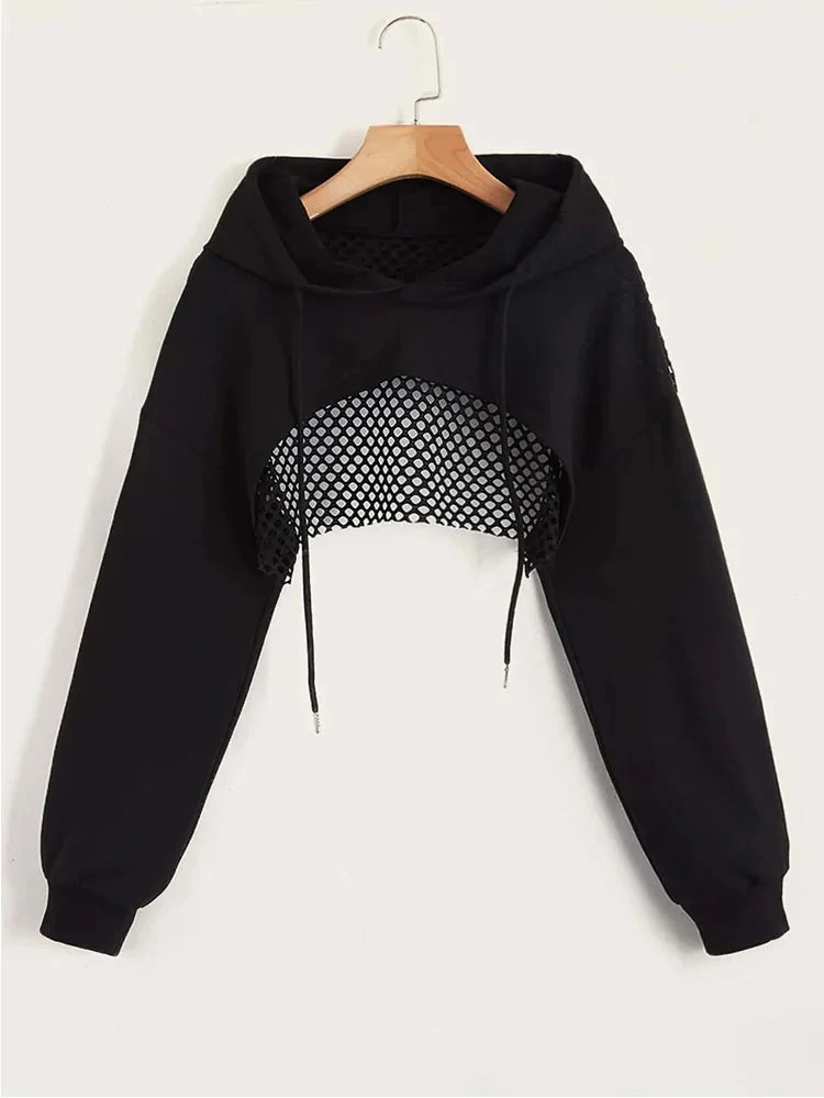 Caspian Open-Back Crop Hoodie - Image 6