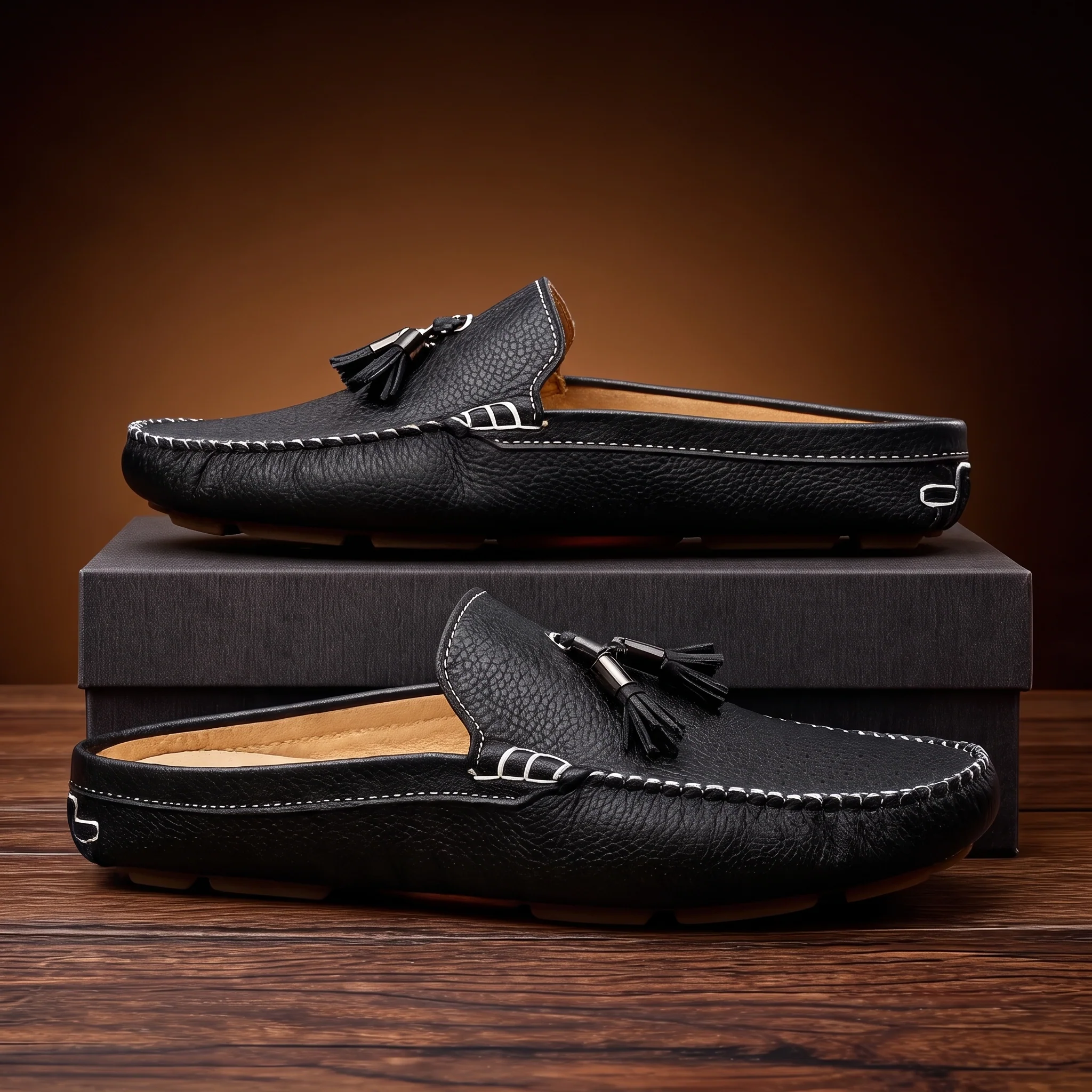 Cavendish Driving Loafer Mules - Image 2