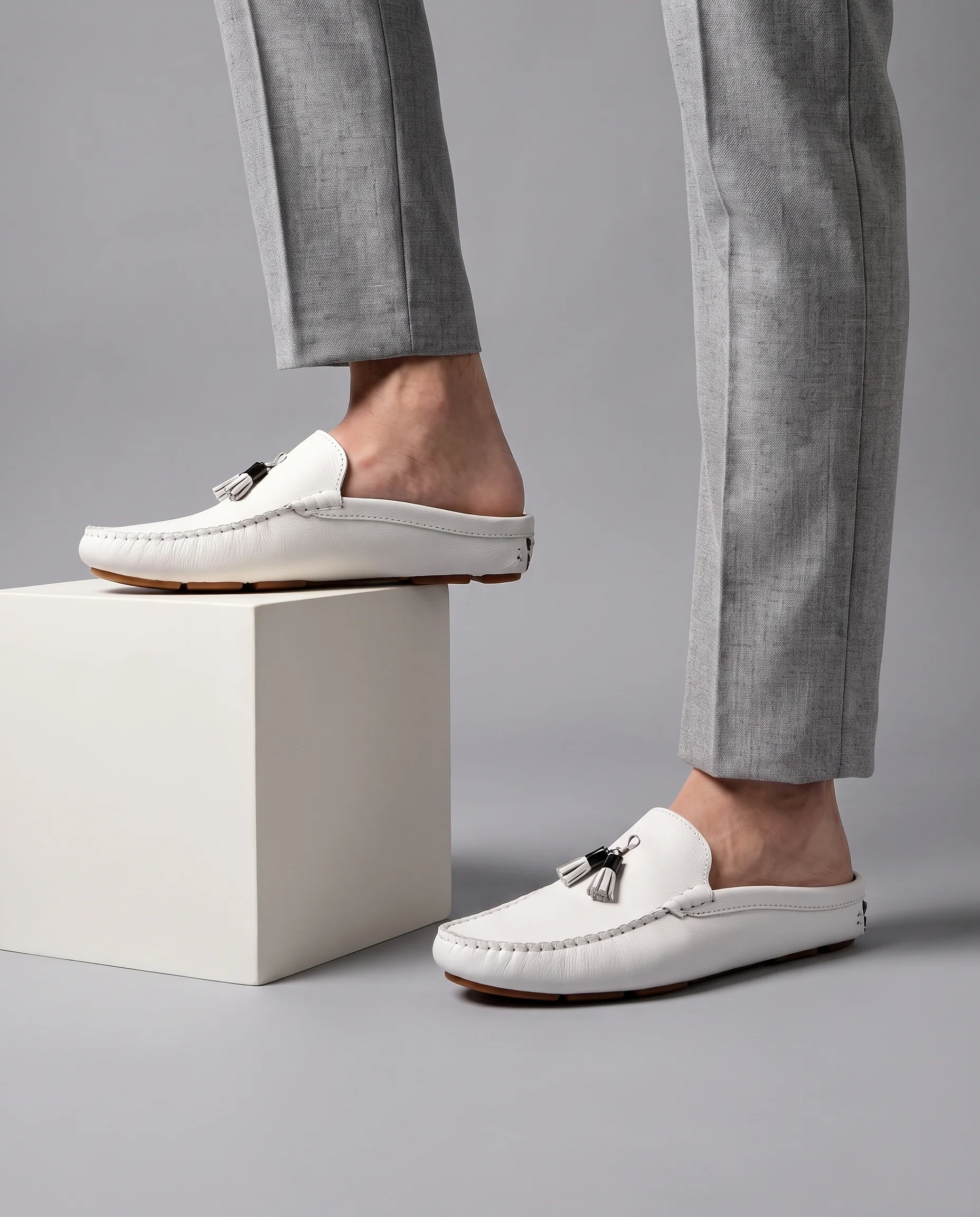 Cavendish Driving Loafer Mules - Image 5