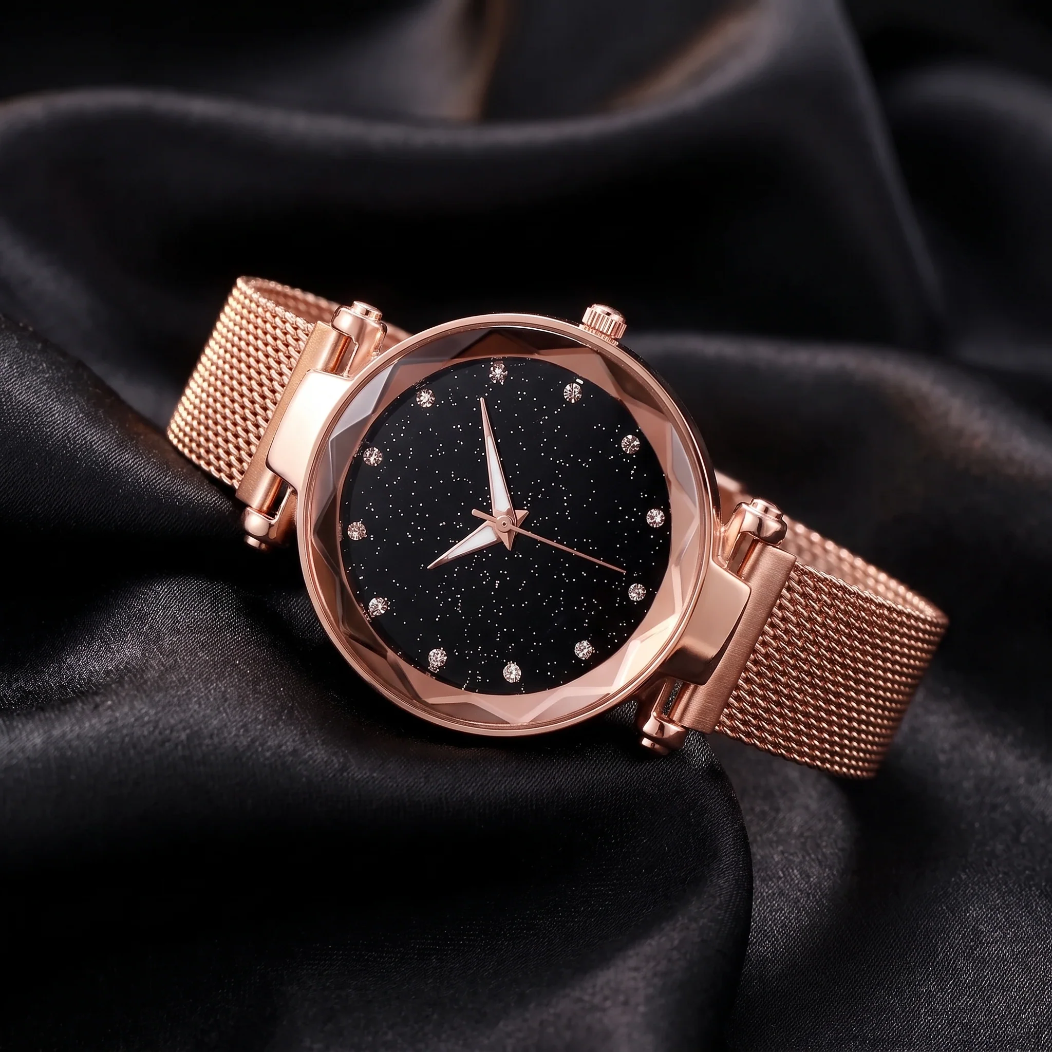 Celestia Faceted Crystal Watch - Image 5