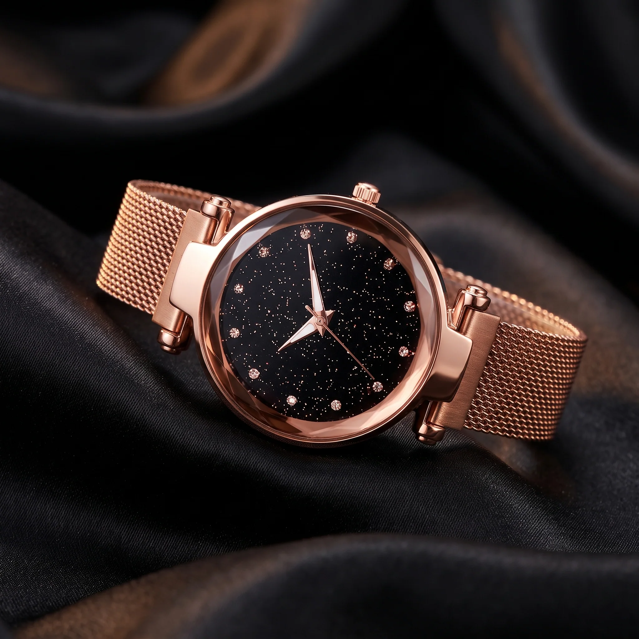 Celestia Faceted Crystal Watch - Image 6