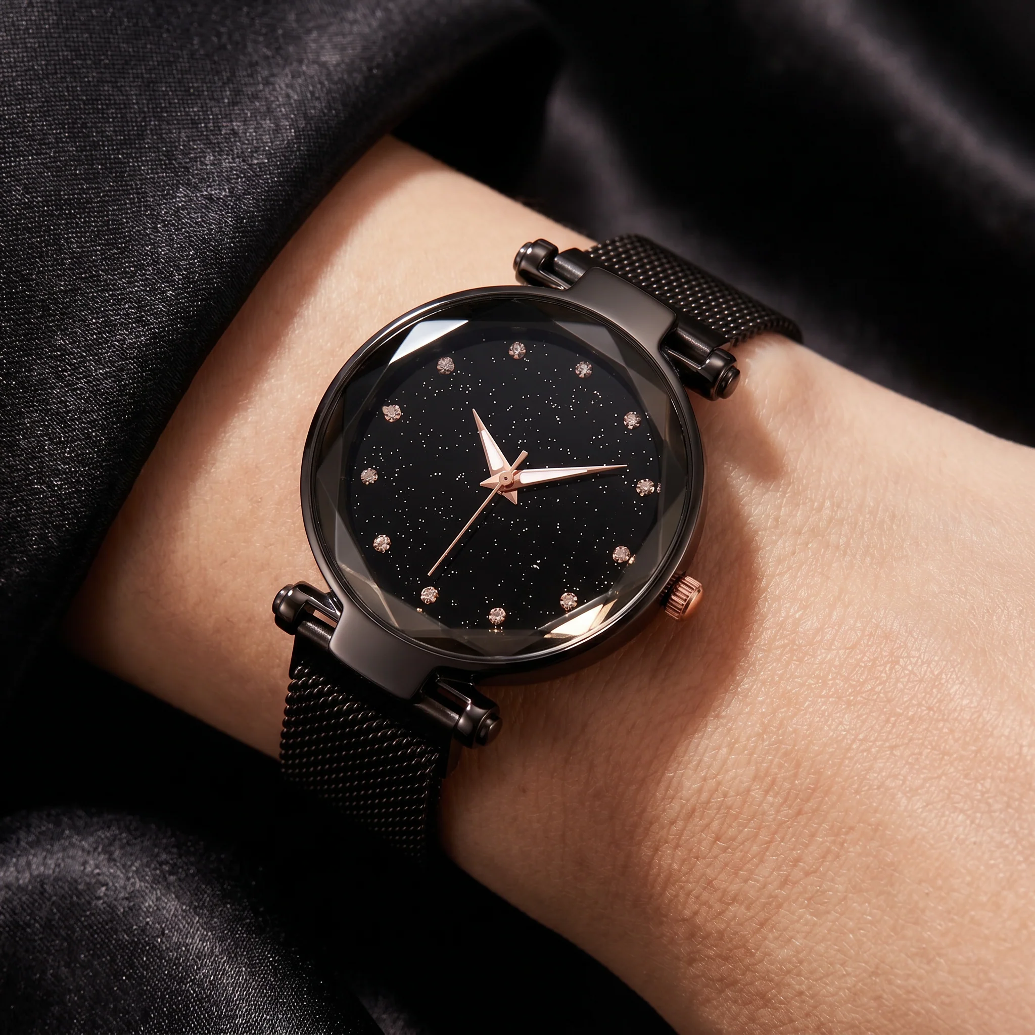 Celestia Faceted Crystal Watch - Image 9