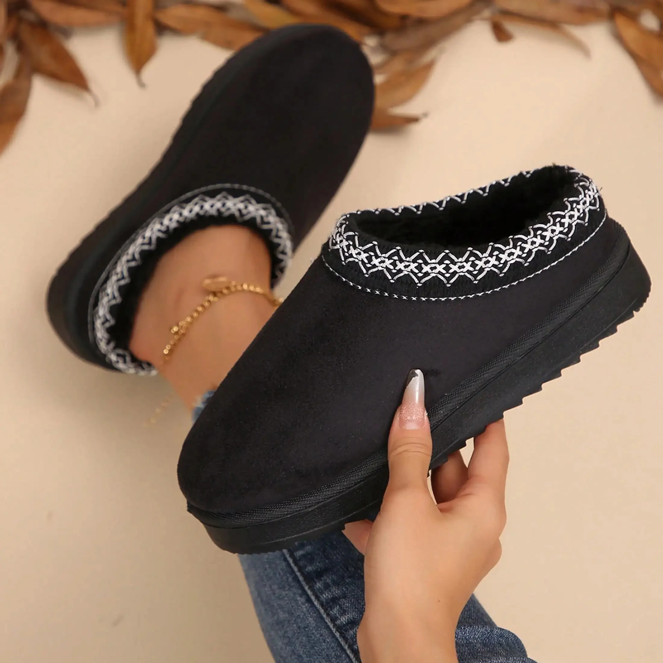 Chalet Comfort Fleece Clogs - Image 9