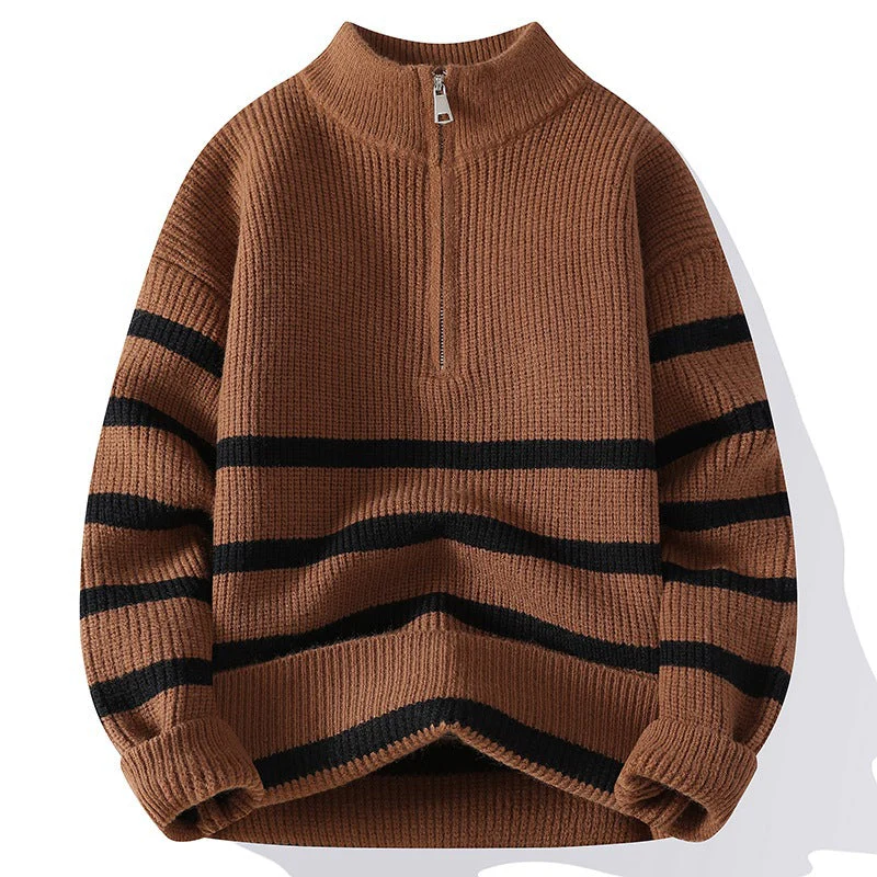 Coastal Inspired Quarter-Zip Pullover - Image 2