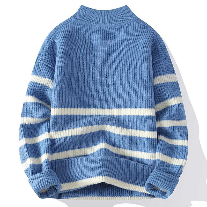 Coastal Inspired Quarter-Zip Pullover - Image 4
