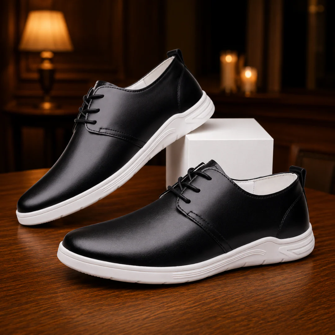 Cognac Leather Derby Sneaker - Image 2