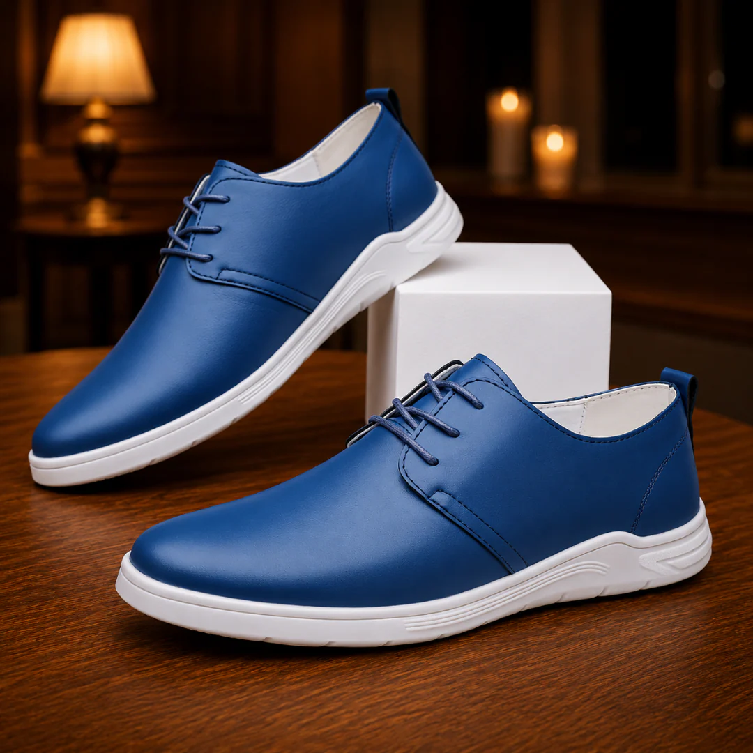 Cognac Leather Derby Sneaker - Image 4