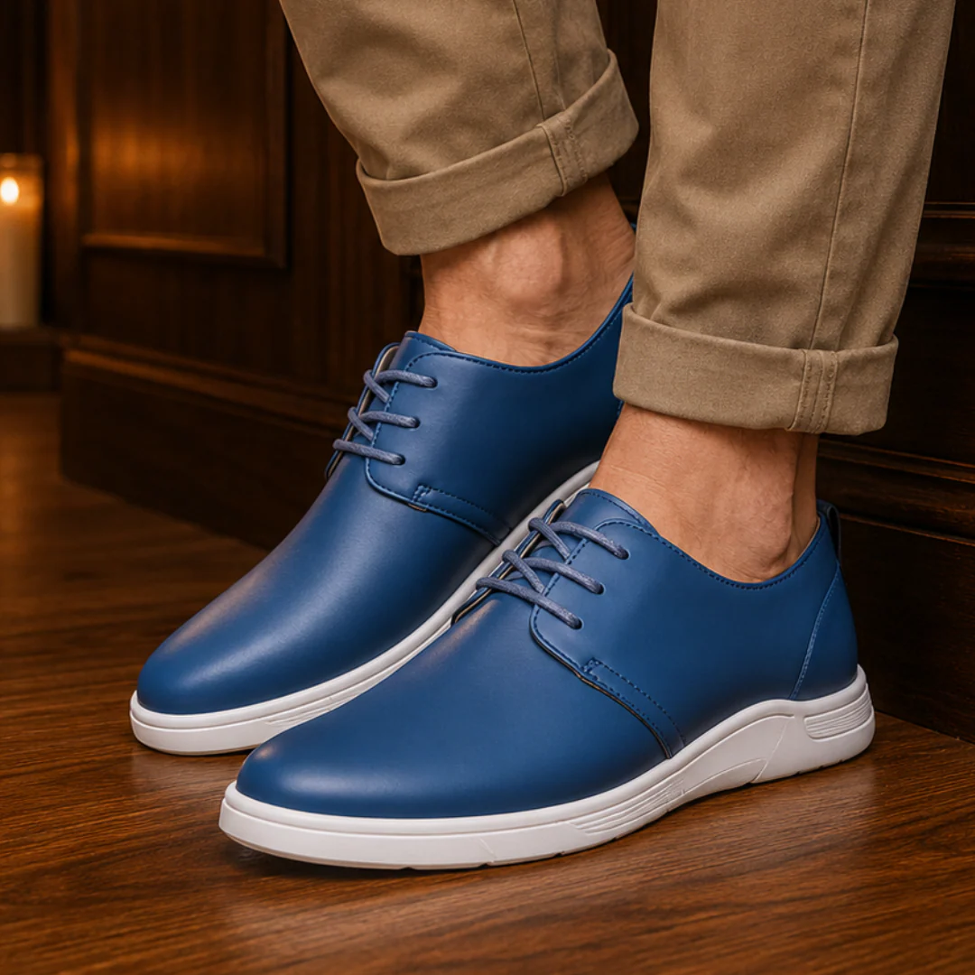 Cognac Leather Derby Sneaker - Image 7