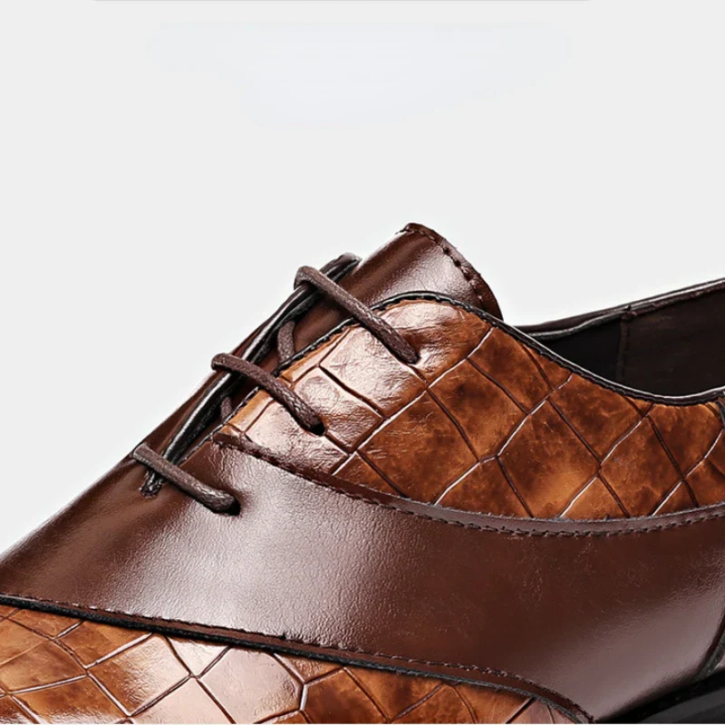 Crocodilian Pattern Dress Shoes - Image 10