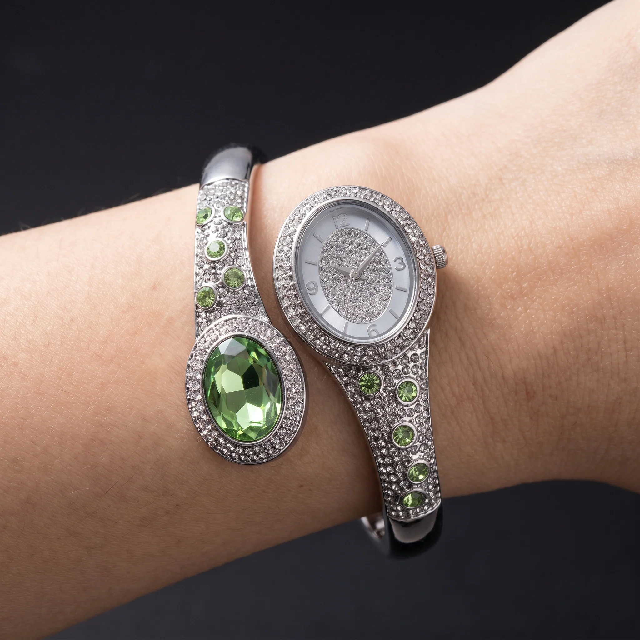 Crystal Bangle Watch - Image 10