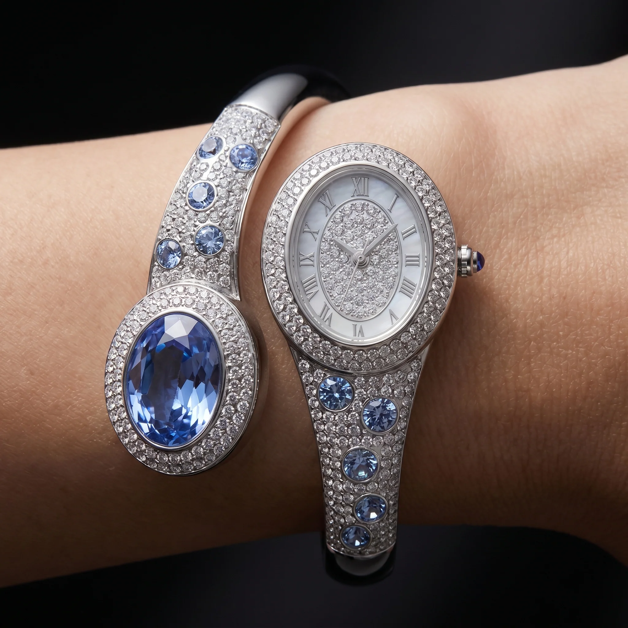 Crystal Bangle Watch - Image 12