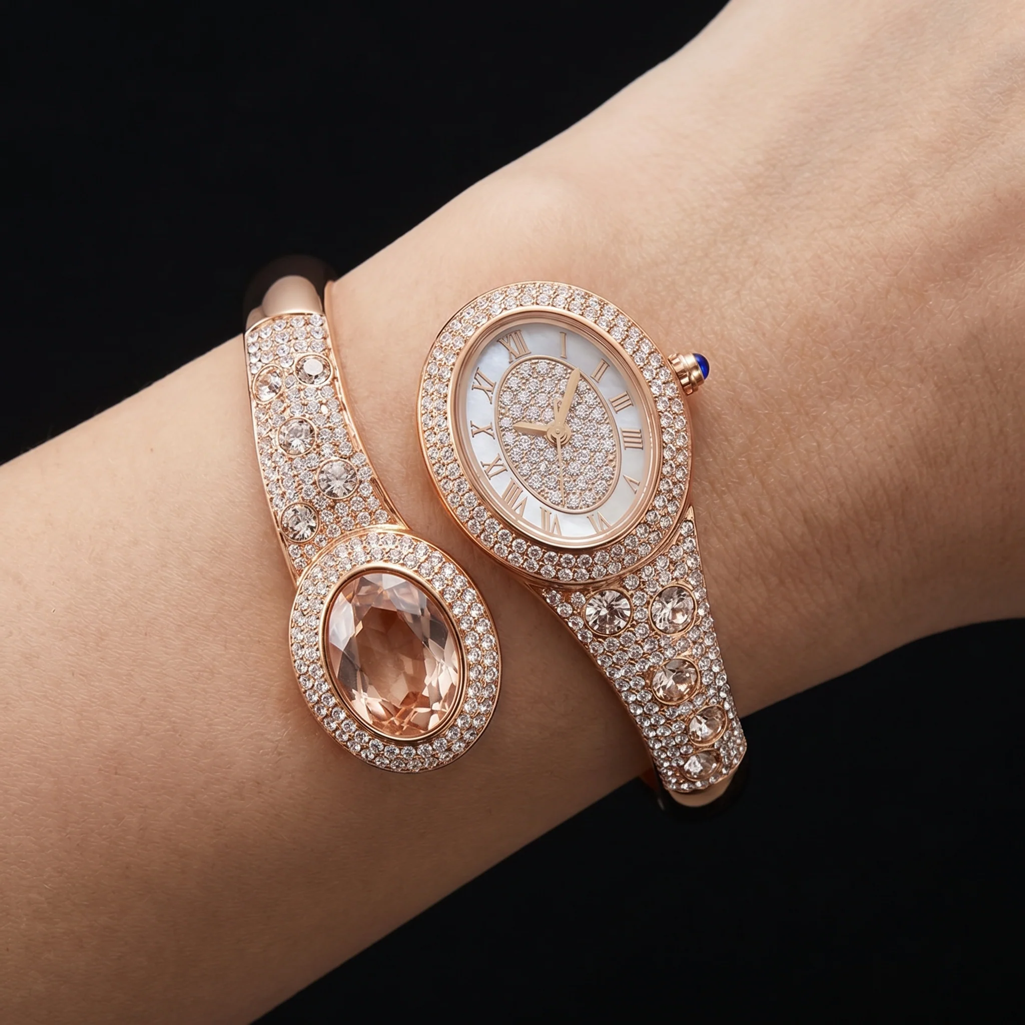 Crystal Bangle Watch - Image 8