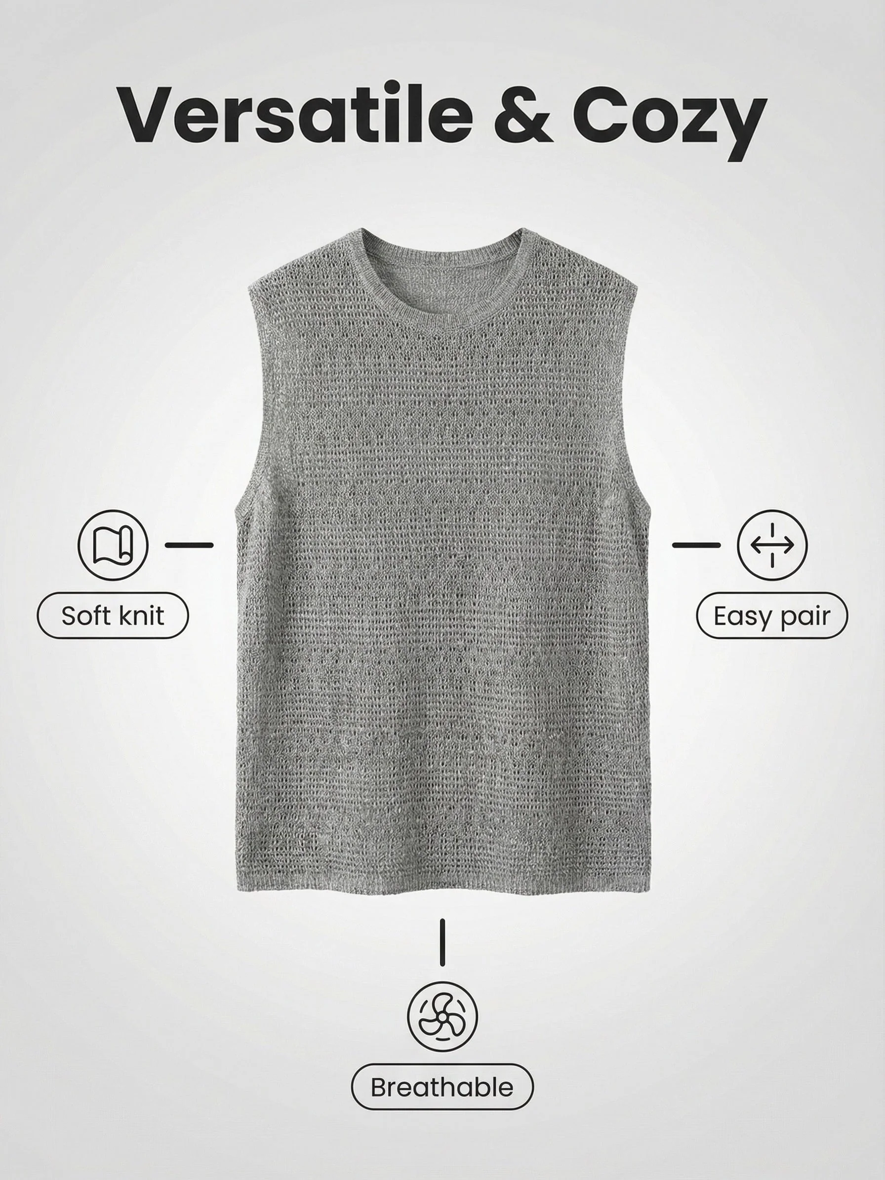 Driftstone Waffle Sleeveless Pullover - Image 5