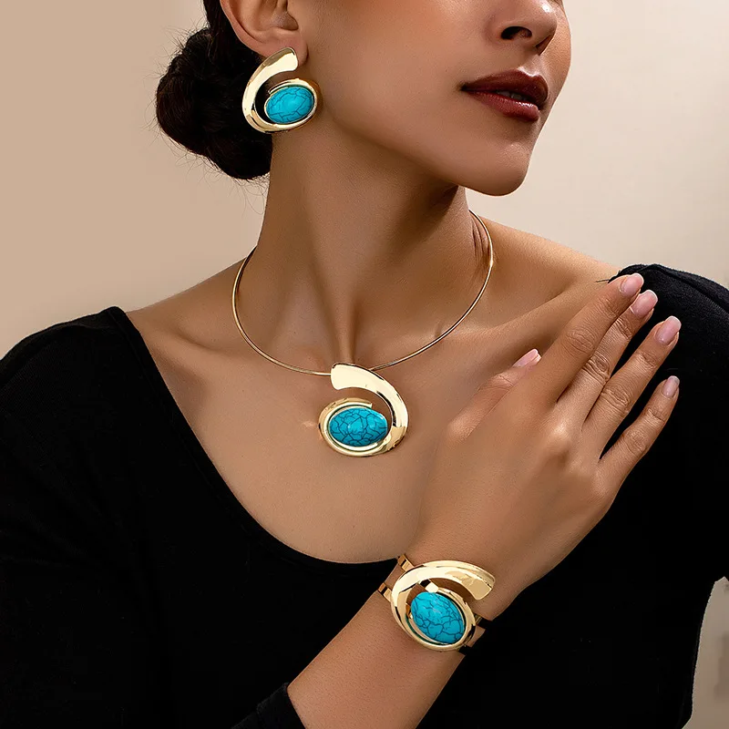 Eclipse Cabochon Jewelry Set