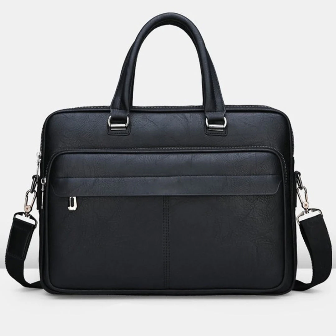 Executive Full-Grain Leather Attaché - Image 2