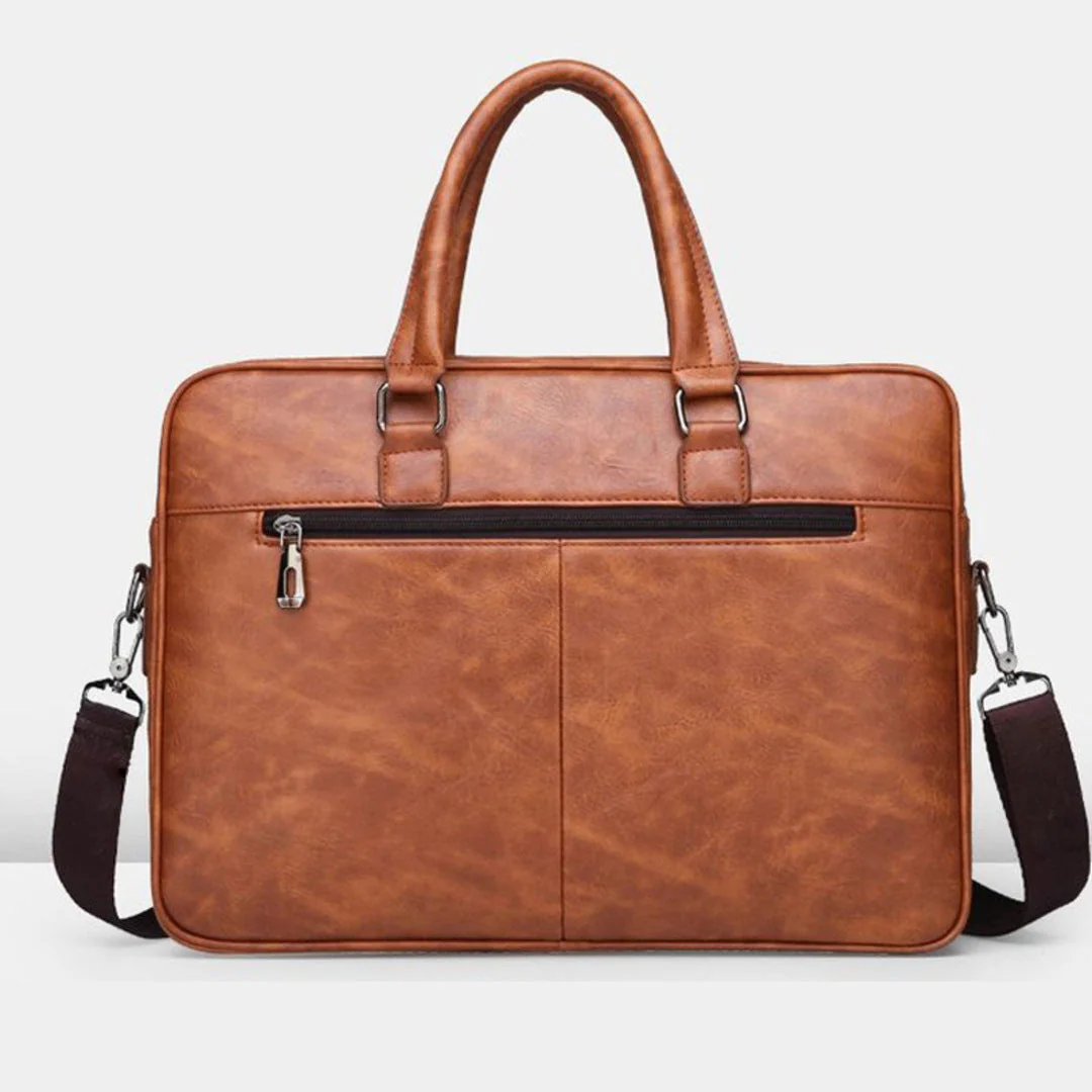 Executive Full-Grain Leather Attaché - Image 4