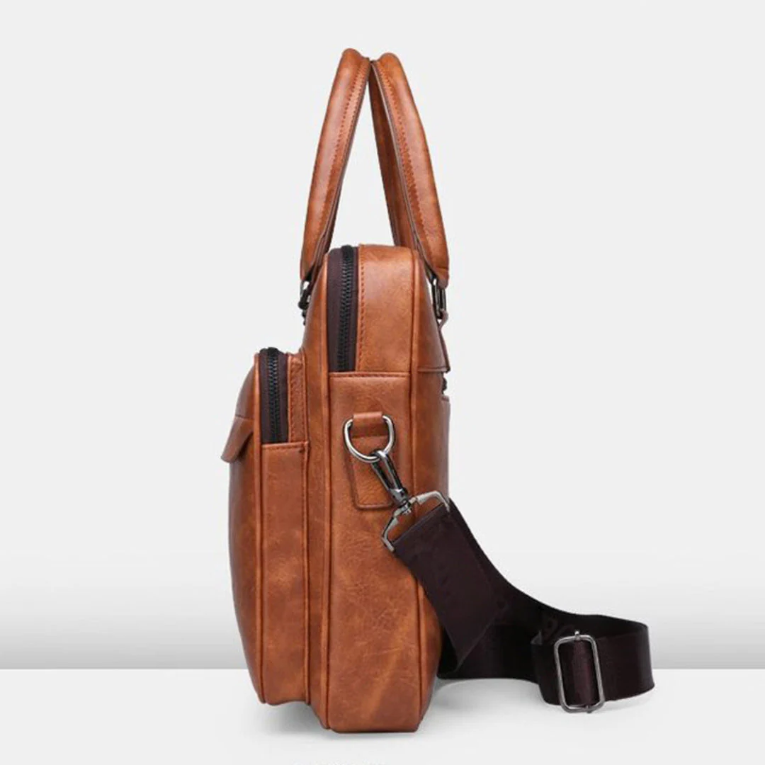 Executive Full-Grain Leather Attaché - Image 5