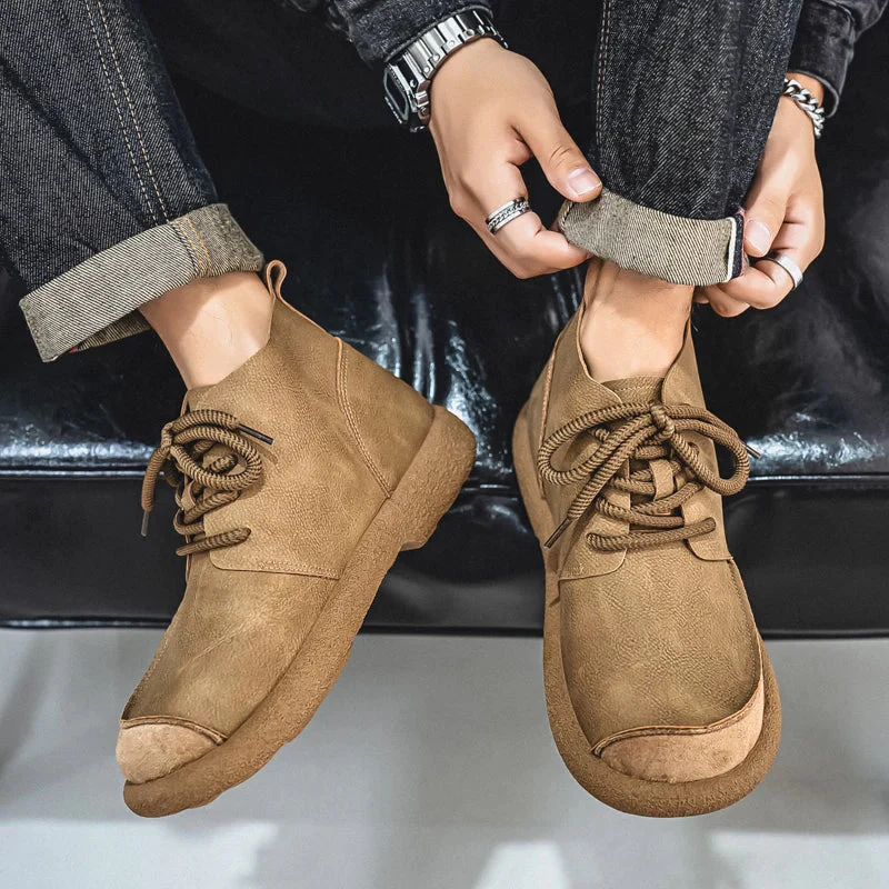 Fairmont Suede-Trim Ankle Boot - Image 9