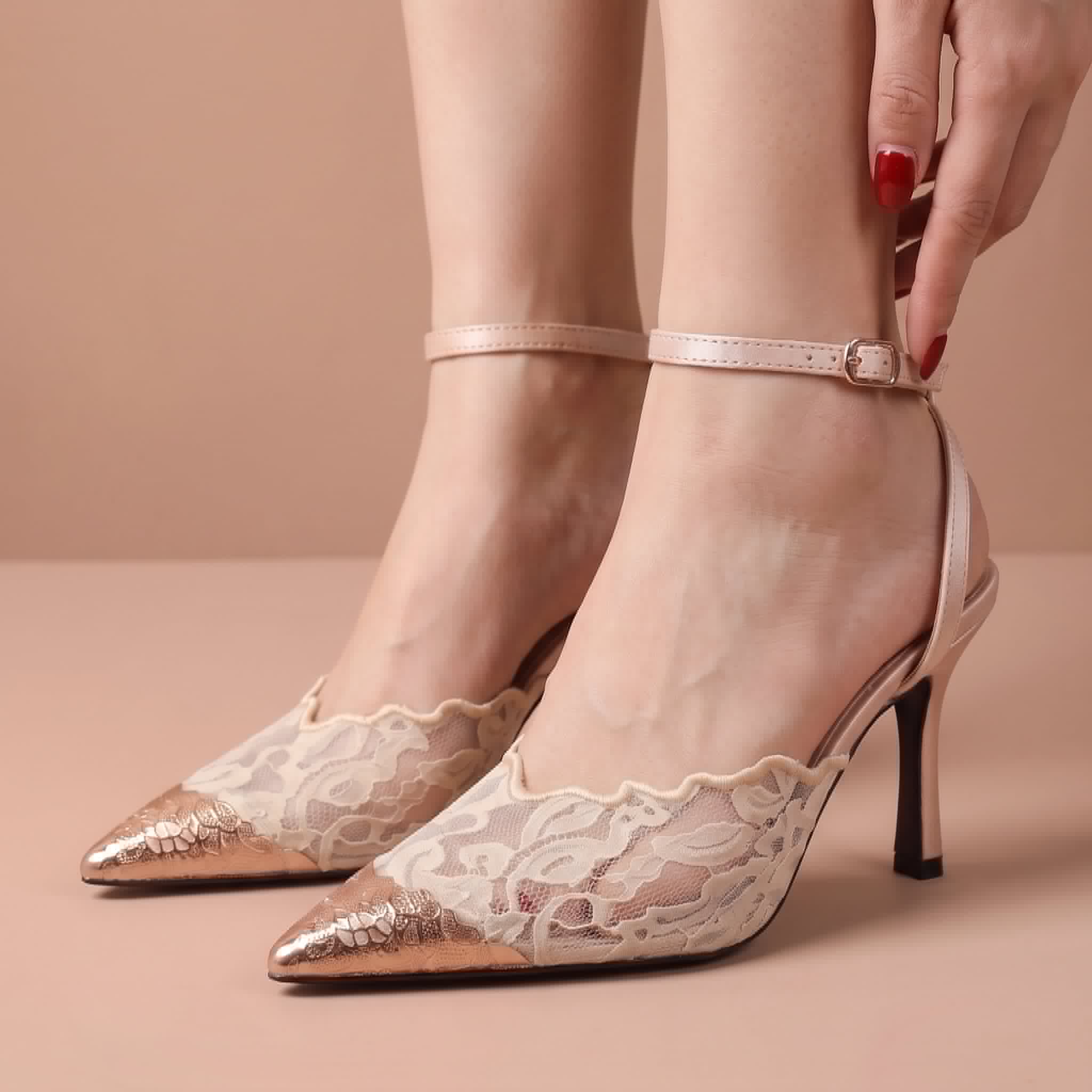 Fiorenza Lace Stiletto - Image 7